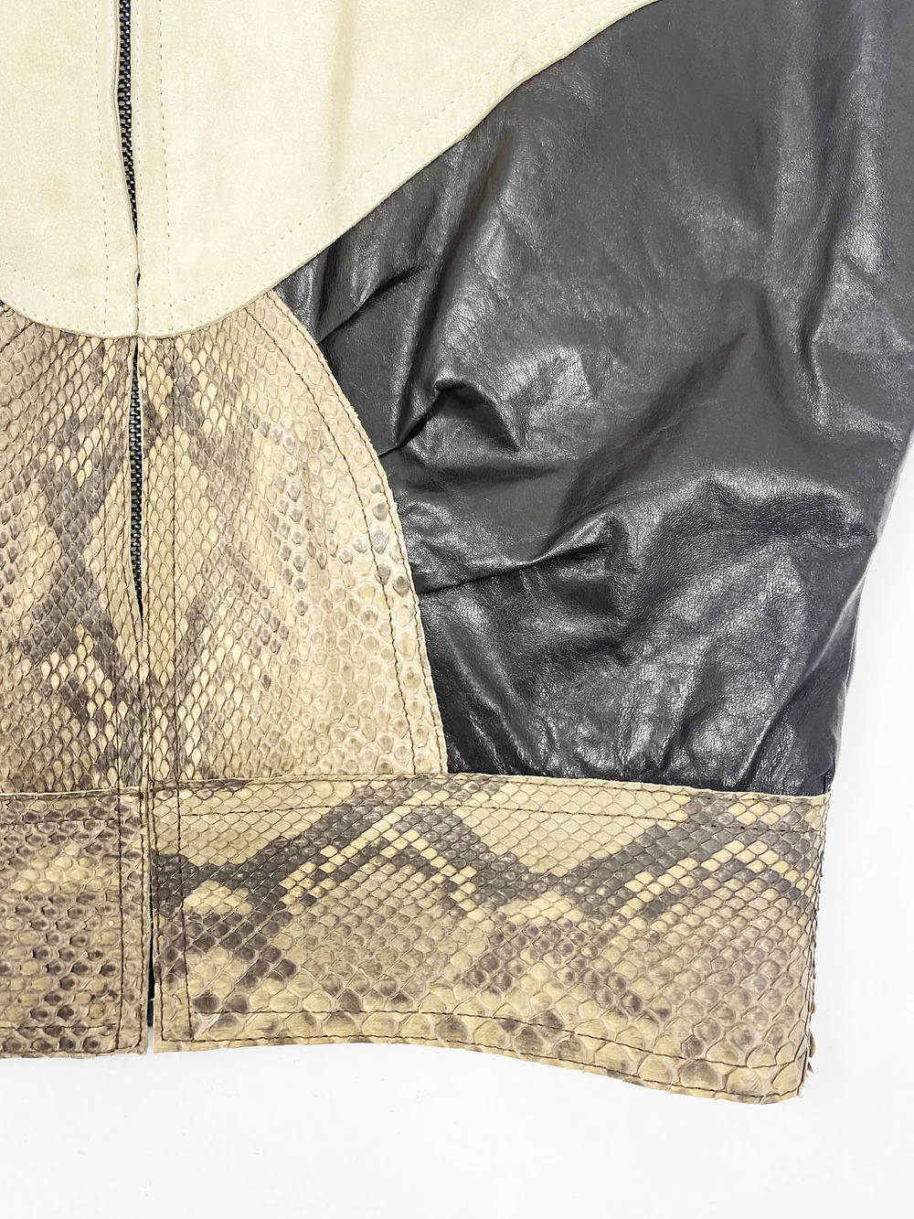 Miu Miu F/W 2008 python and leather jacket — JAMES VELORIA